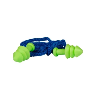 Tapón Auditivo Greenway reutilizable silicona c/cordon y bolsa